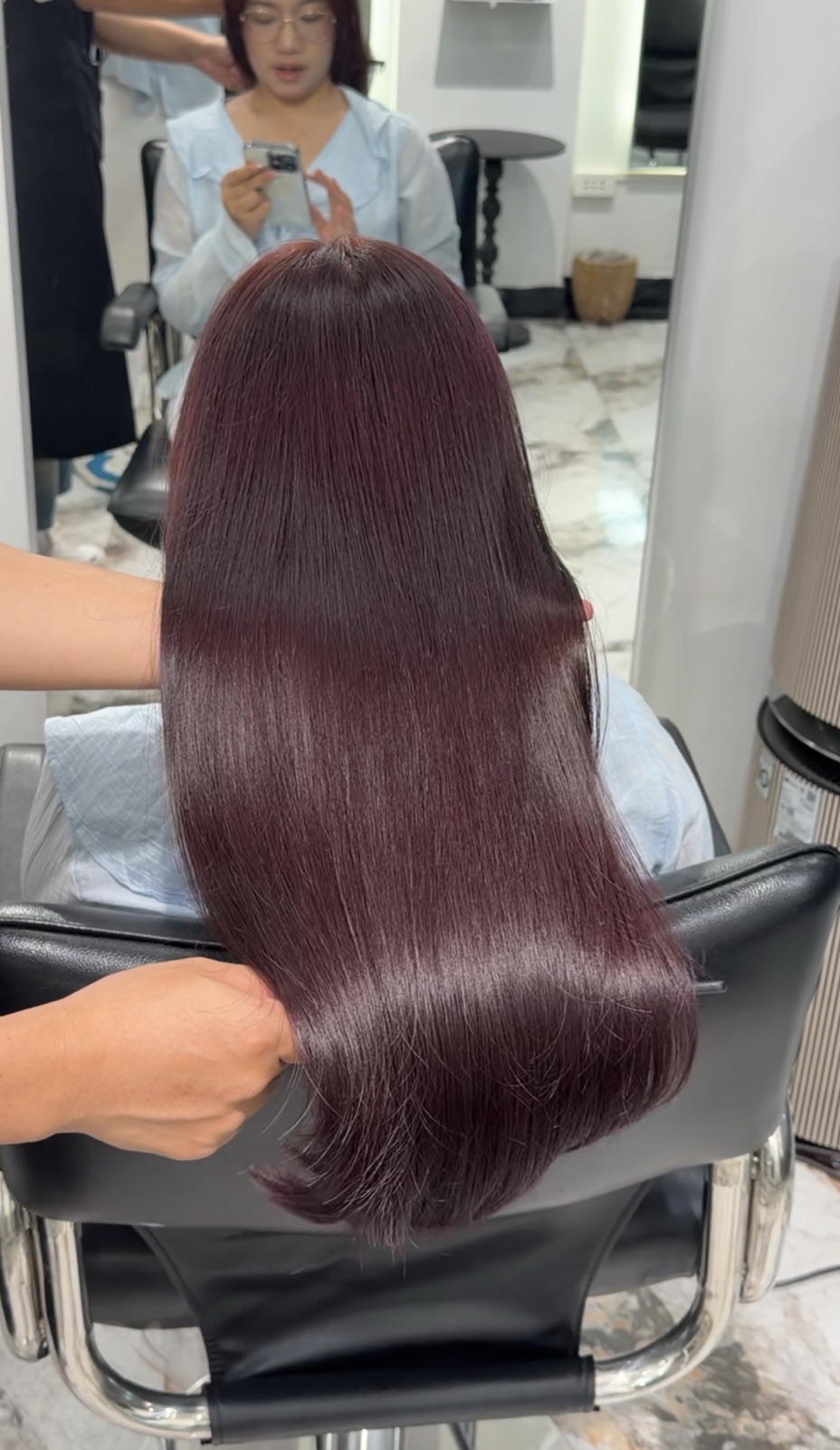 Kết quả nhuộm màu tại Tus Hair Studio
