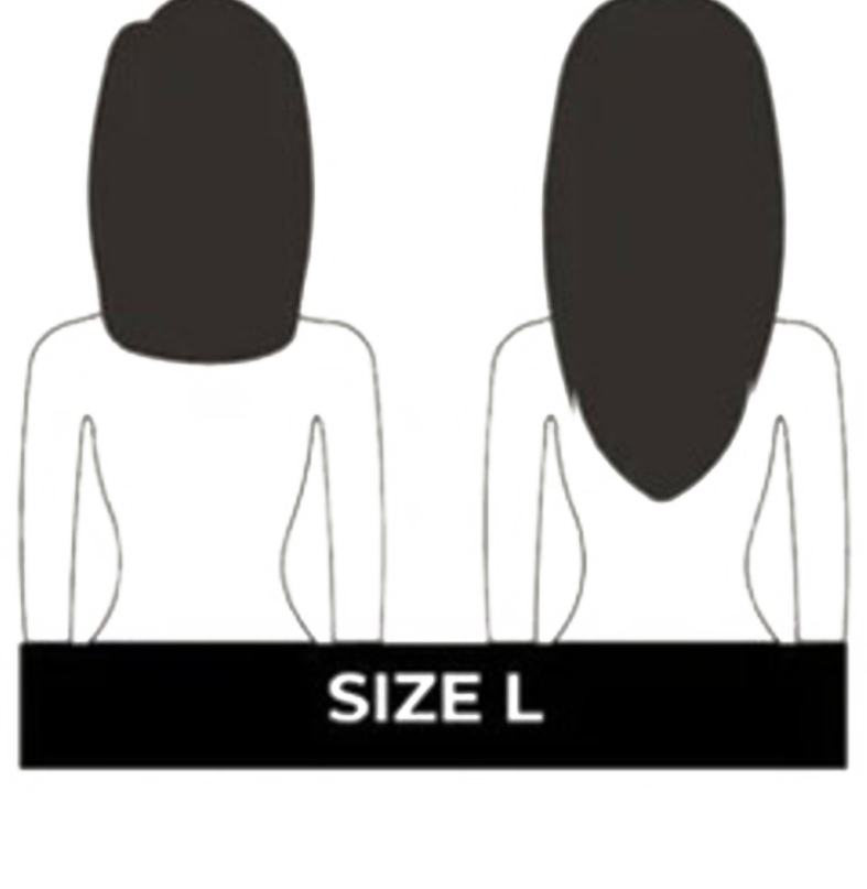 Size L — Tóc qua vai đến chạm ngực